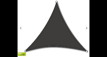 NC Outdoor Schaduwdoek - Driehoek - 5 m - Antraciet