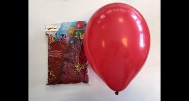 Ballonnen Globos deep red 100 stuks