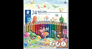 STAEDTLER Noris colour driekantig kleurpotlood - set 24 st