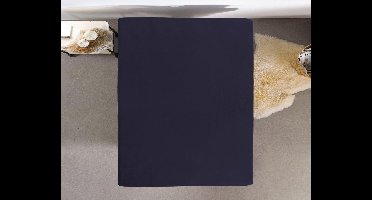 Dreamhouse Dubbel Jersey Hoeslaken – 160/180x200/220 – Navy – Lekker Zacht