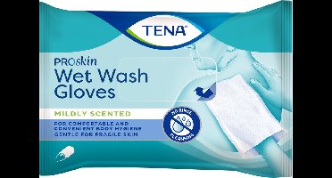 Tena Wet Wash Glove Mildly scented 8 (8st)