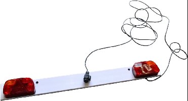 Universeel merk Lichtbalk Aanhangwagen - verlichtingsbalk 13-polig - kunststof 1370mm