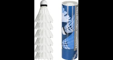 Springos Badminton Shuttles - 6 Stuks - Professioneel - Wit