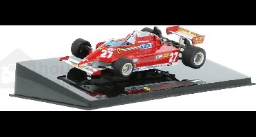 Ferrari 126 CK HotWheels Elite Modelauto 1:43 1981 Gilles Villeneuve Scuderia Ferrari T6269 Monaco