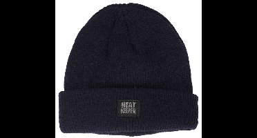 Heatkeeper - Thermo Muts Kind - Wind/Waterdicht - Marine Blauw - 9/12 Jaar- 1-Stuk- Muts jongen