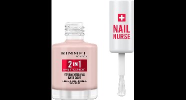 Rimmel London nagelverzorging 2 in 1 Base Coat & Strengthener, 12 ml