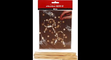 Mini Creative Kit Yule Geiten Stro 7 cm 2 stuks