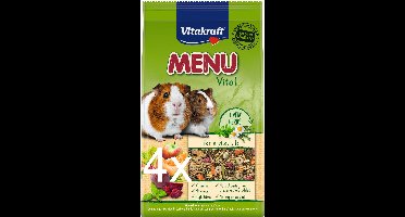 Vitakraft - Menu Vital - Caviavoeding - Compleet Voer voor Cavia's- 4x 3 kg