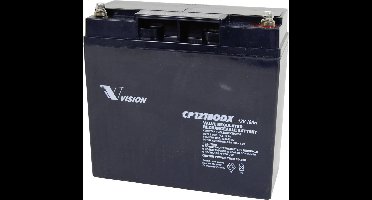 Vision Akkus CP12180DX Loodaccu 12 V 18 Ah Loodvlies (AGM) (b x h x d) 181 x 167 x 77 mm M5-schroefaansluiting Onderhoud
