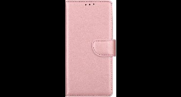 LuxeBass Telefoon Wallet Bookcase voor Samsung Galaxy A32 4G - Portemonnee telefoonhoesje voor Bankpassen - Kunstleer - Siliconen Houder - Magnetische sluiten- rose Goud - bookcase - boekhoesje - book case - boek hoesje