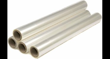 Transparant Folie - Bloemenfolie - Cellofaan - Inpakpapier - 70 cm x 5 meter per rol - 9 rollen