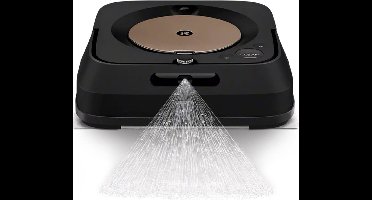 iRobot Braava Jet M6 - Dweil Robot - Zwart - M6132 - Dweilrobot - Met App - Spraakassistent - Goole & Alexa - Smartmapping