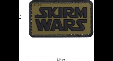 101 Inc Embleem 3D Pvc Skirm Wars Groen  18057