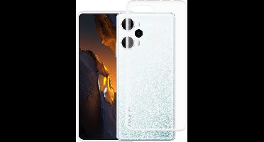 Just in Case hoesje geschikt voor Xiaomi Poco F5 Hoesje Siliconen - Flexibele Case - Transparant