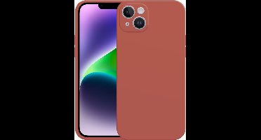 Just in Case hoesje geschikt voor iPhone 14 Plus Hoesje - Color Backcover - Rood