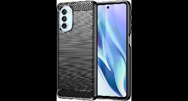 Just in Case hoesje geschikt voor Motorola Moto G51 5G - Rugged TPU - Zwart