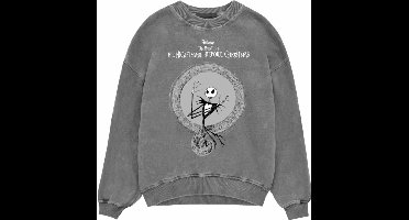 Disney The Nightmare Before Christmas - Jack And Logo Sweater - M - Grijs