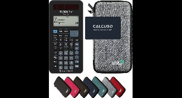 TI-30X Pro MathPrint incl. WYNGS Beschermhoes Lichtgrijs - Wetenschappelijke Rekenmachine - Basis Pakket