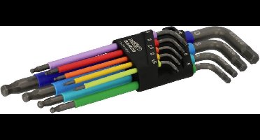Bahco C1997LM/9P Inbus Haakse schroevendraaierset 1.5 mm, 2.0 mm, 2.5 mm, 3.0 mm, 4.0 mm, 5.0 mm, 6.0 mm, 8 mm, 10.0 mm