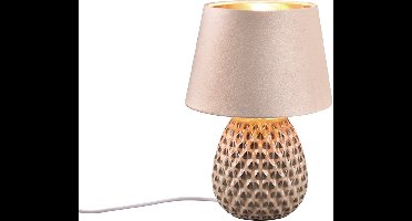 REALITY ARIANA - Tafellamp - Beige - excl. 1x E27 4 W - Snoerschakelaar