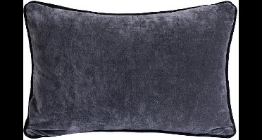 PTMD Sierkussen Nasim - 60x40x10 cm - Katoen - Grijs