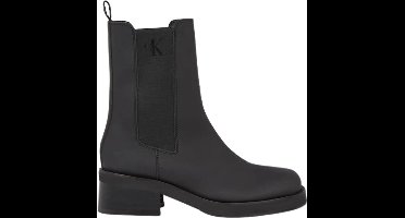 Calvin Klein Chelsea Boots Leer Dames - Zwart - Maat 37