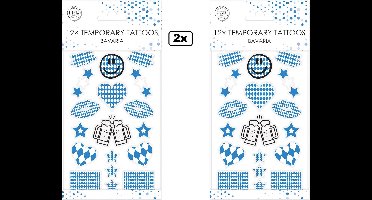 24x Tattoos Oktoberfest - nep tatoo - Festival landen Bierfeest thema feest fun plakplaatjes