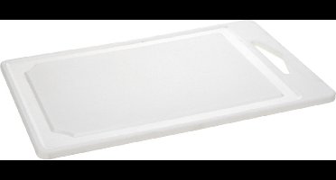 Excellent Houseware snijplank - wit - kunststof - 39 x 27 cm