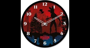 STRANGER THINGS 4 - Scene - Plastic Clock 25cm Diameter