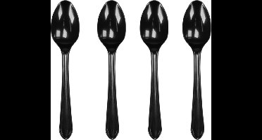 Depa | Lepel | Reusable | Zwart | 17cm | 50 stuks