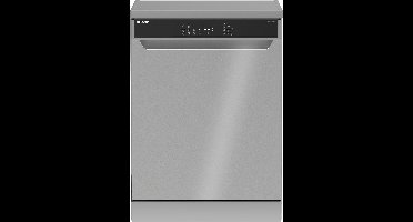 Sharp QWNA1FF45DIEU - Vrijstaande vaatwasser - Besteklade - Inox