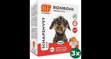 3x80 st Biofood schapenvet mini bonbons zalm
