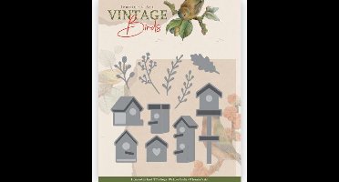 Dies - Jeanine's Art - Vintage Birds - Birdhouses