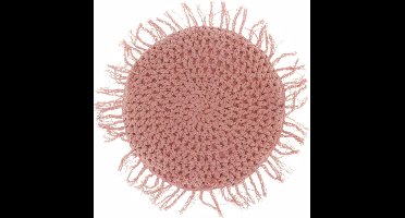 Unique Living - Kussen Tufo 45cm Ø Old Pink