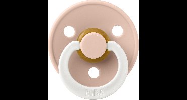 BiBs Glow In The Dark Fopspeen - Anatomisch - 6-18 Mnd - Blush