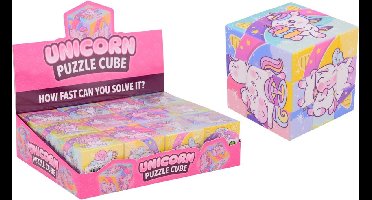 Johntoy Eenhoorn Puzzel Kubus