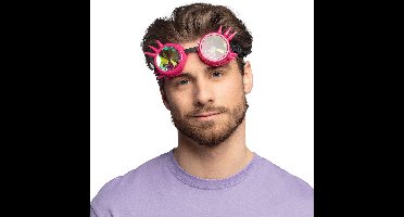 Boland - Partybril Festival roze Roze - Volwassenen - Geen verkleedthema -