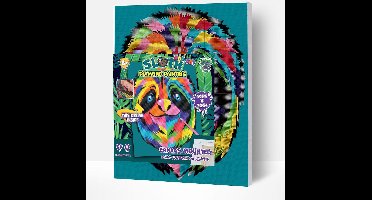 Lannoo - Creative Sets - Diamond Painting - Op Canvas - Luiaard - 30 x 40cm