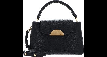 DKNY Leren Handtas Schoudertas Luna Handbag Blk / Gold Zwart