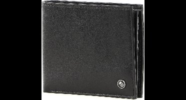 MANDARINA DUCK Leren Portemonnee Downtown Wallet Black Zwart