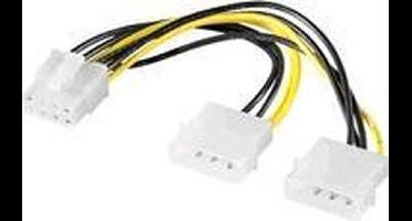 Microconnect PI02015 Intern Zwart, Wit, Geel electriciteitssnoer