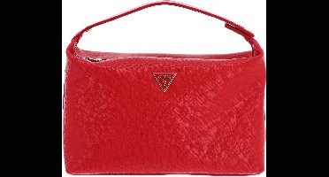 GUESS Cosmetische tas Strap Beauty Case Red Rood
