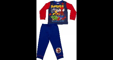 Spidey and his Amazing Friends - Pyjama - Rood met blauw - Spiderman - Jongenspyjama - Maat 86/92