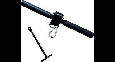 Onderarm Trainer Wrist Twister – Effectieve onderarmtraining met haak voor gewichten. Draai aan de handvatten voor spieractivatie en verzuring. Geschikt voor gewichten tot 18 kg, met excenter voor variabele weerstand. Compact en lichtgewicht.