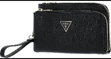 GUESS Avondtas Double Flat Pouch Black Zwart