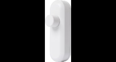 EcoDim - LED Snoerdimmer - ECO-DIM.08 - Fase Afsnijding RC - Enkel Knop - 0-50W - Wit