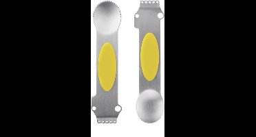 New Age Devi - Spiraal- en juliennesnijder - Dunschilmesjes en -snijder - RVS Citrusrasp en -mes - Keukengadgets en -accessoires voor het schillen en raspen van fruit citroenen en limoenen - Ideaal voor in de bar