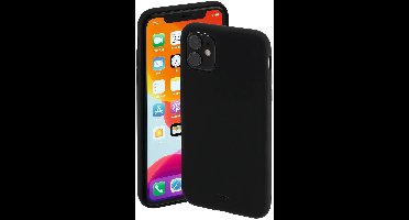 Hama Finest Feel Cover Hoesje geschikt voor iPhone 11 - Zijdezacht afwerking - Krasbestendig - Zwart