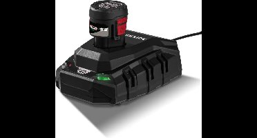 Parkside Accu 2.5 ah met oplader 6 A 12V - Krachtige Lithium-ion accu - Snelle oplader