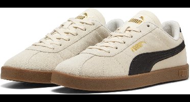 PUMA Puma Club II Unisex Sneakers - Alpine Snow-PUMA Black-PUMA Gold